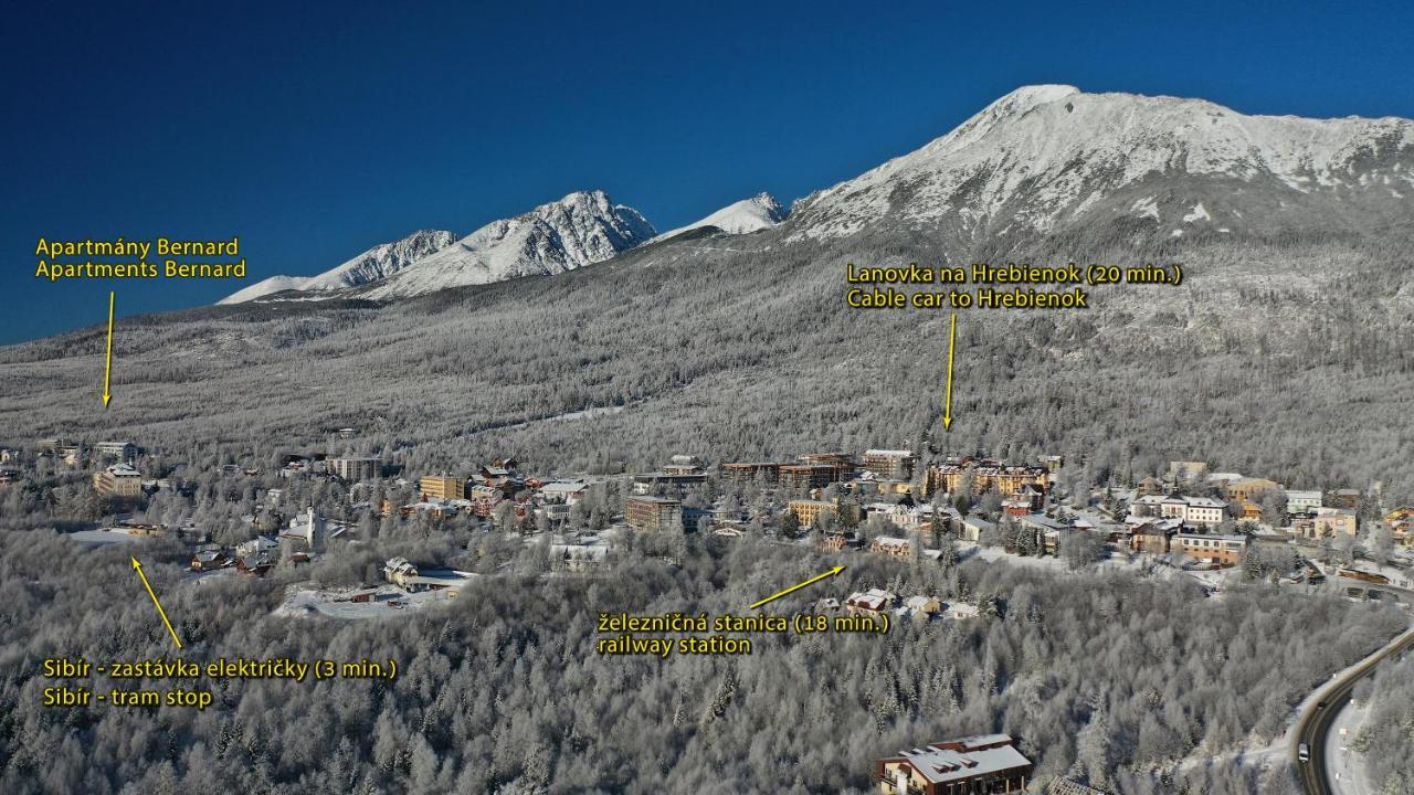 Vysoké Tatry Cozy Studio With Netflix - Apartmanovy Dom Bernard מראה חיצוני תמונה